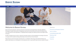 Desktop Screenshot of beaverbureau.co.uk